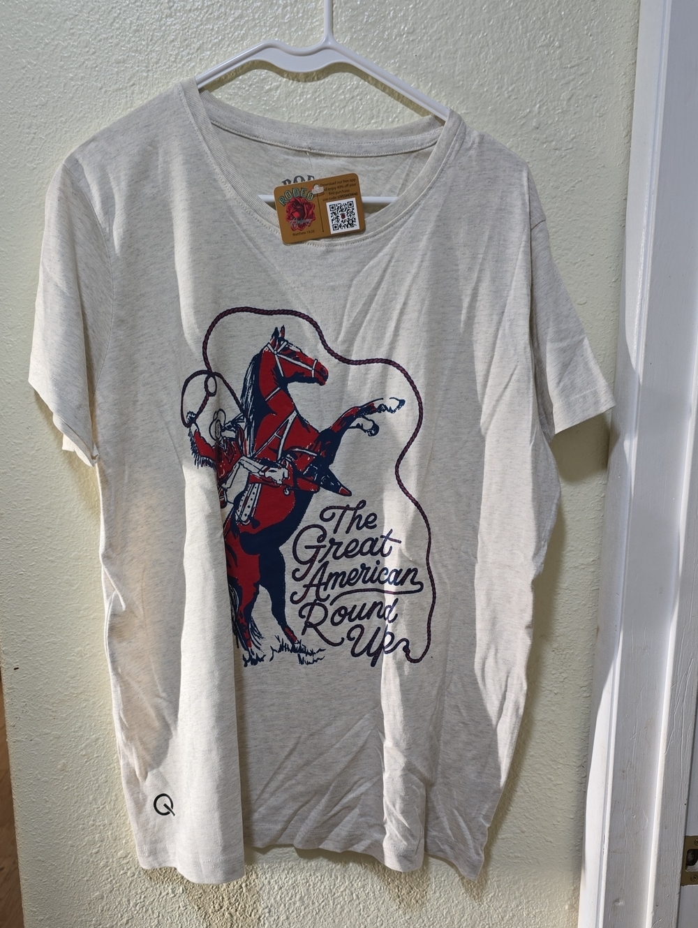 Rodeo Quincy The Great American Round Up Graphic Tee - Cream